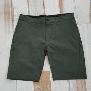 Kenneth Cole Reaction Olive Men's Flat Front Shorts